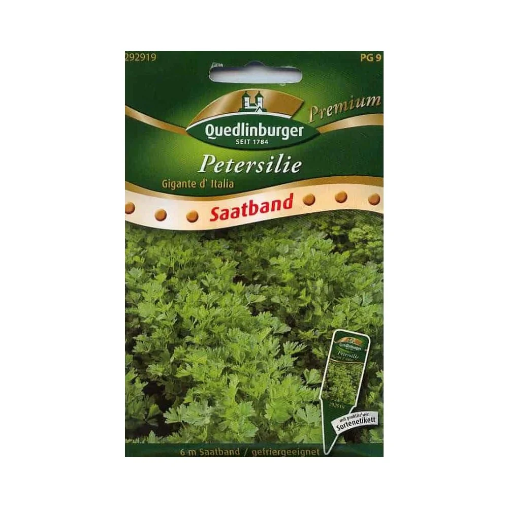 "Seed Tape Parsley, Gigante d` Italia image"