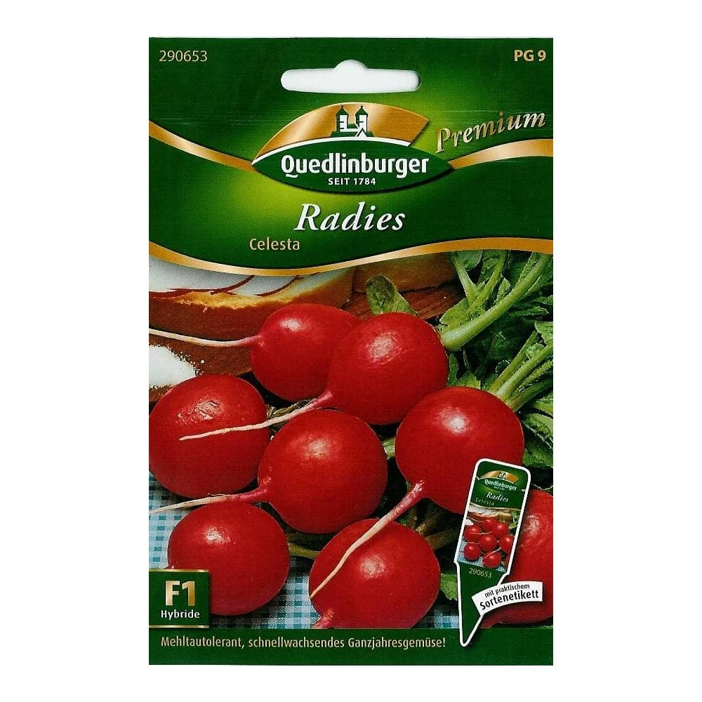 "Celesta Radish Seeds: Grow Crisp, Red Radishes image"