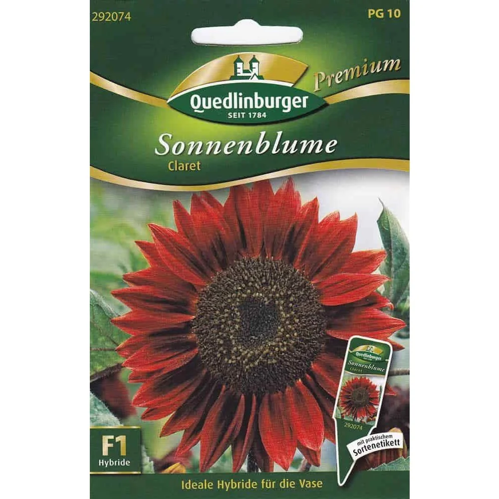 "Sunflowers, Claret image"