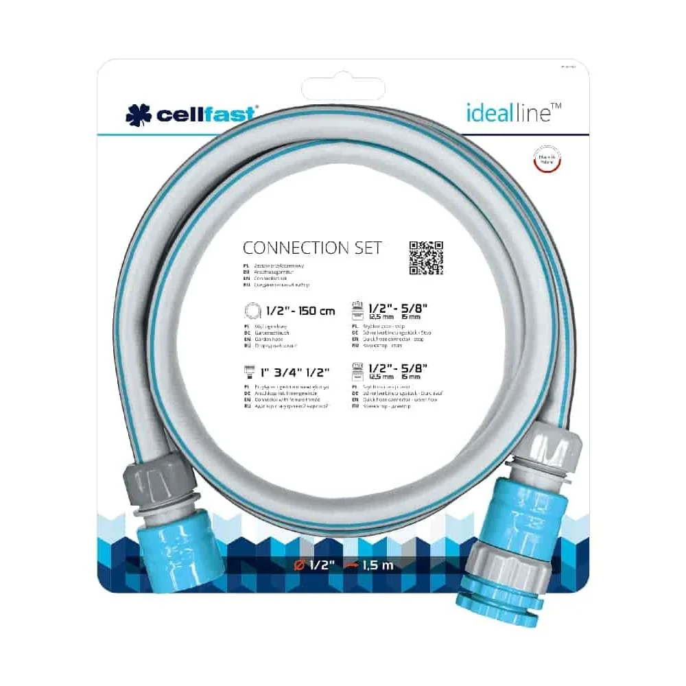 "Hose Reel Connection Set, 1.5m Garden Hose Accessories image"