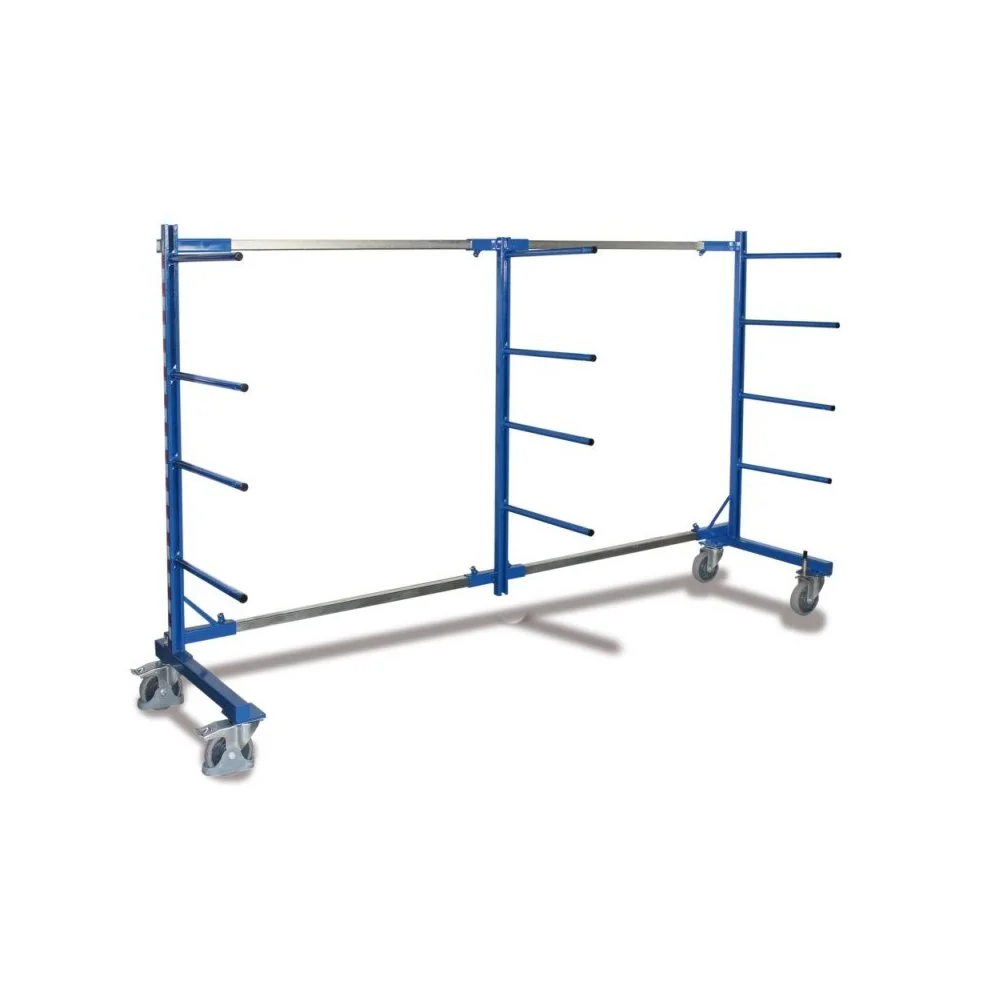 "Cantilever Rack Cart, Workshop & Warehouse Trolley, 400kg Capacity image"