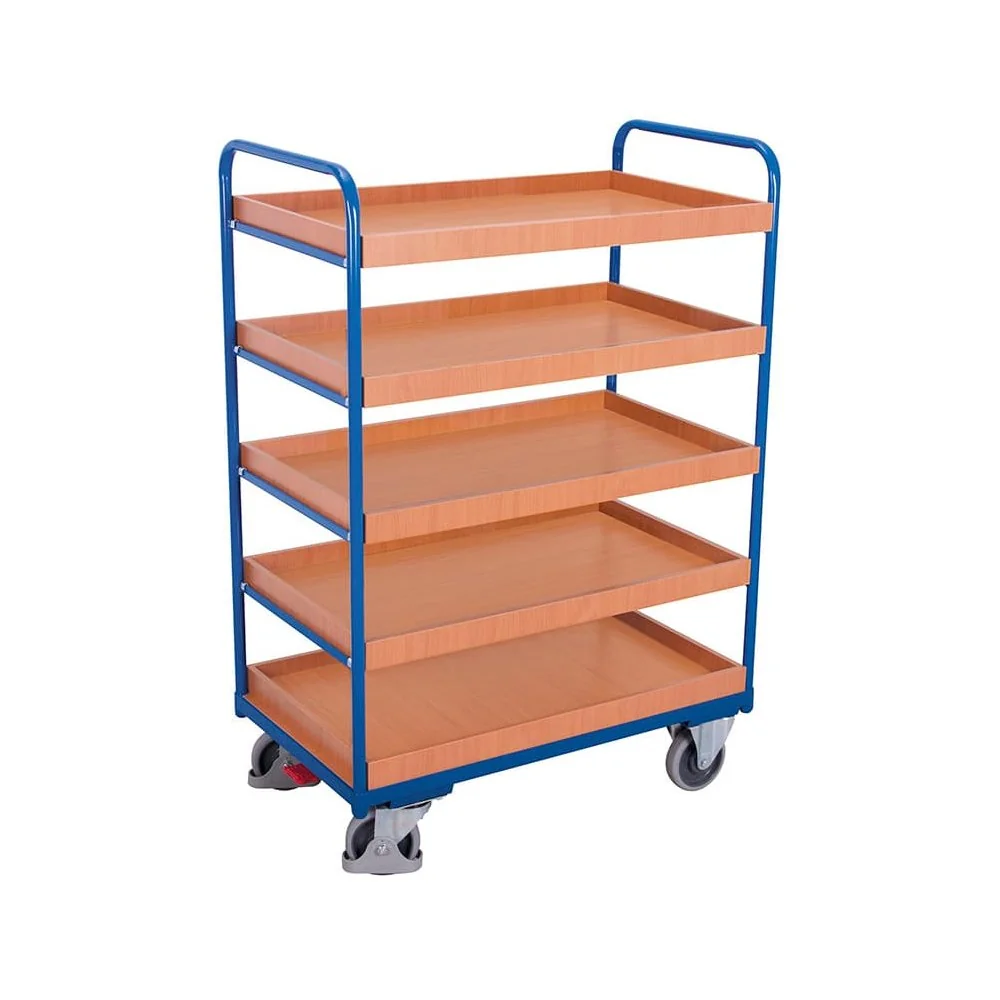 Utility Cart with 5 Shelves, 250 kg Load Capacity