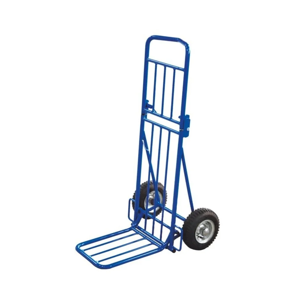 Folding Hand Truck 100kg - Pneumatic Tires, Collapsible
