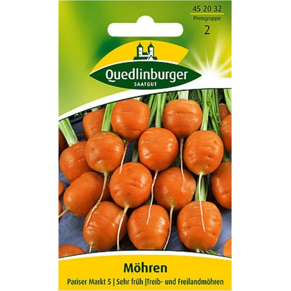 "Parisian Carrot Seeds - Grow Your Own Round Carrots image"
