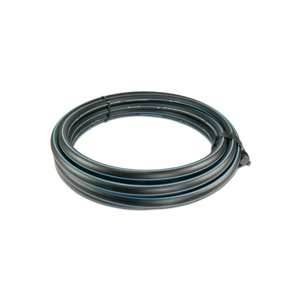"32mm PE80 Water Pipe, Pressure Pipe, SDR 11, 12.5 bar, 1m, DVGW Certified image"