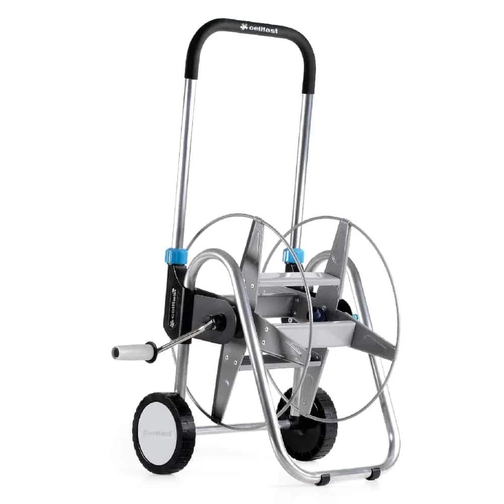 "Metal Hose Reel Cart - Holds 60m Garden Hose image"