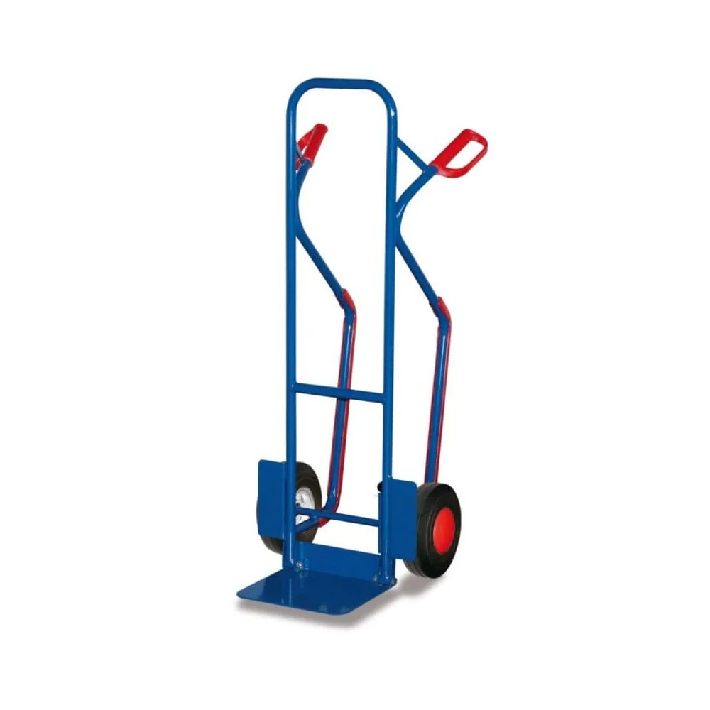 "Heavy Duty Hand Truck 200 kg Capacity with Folding Shovel and Solid Rubber Tires image"