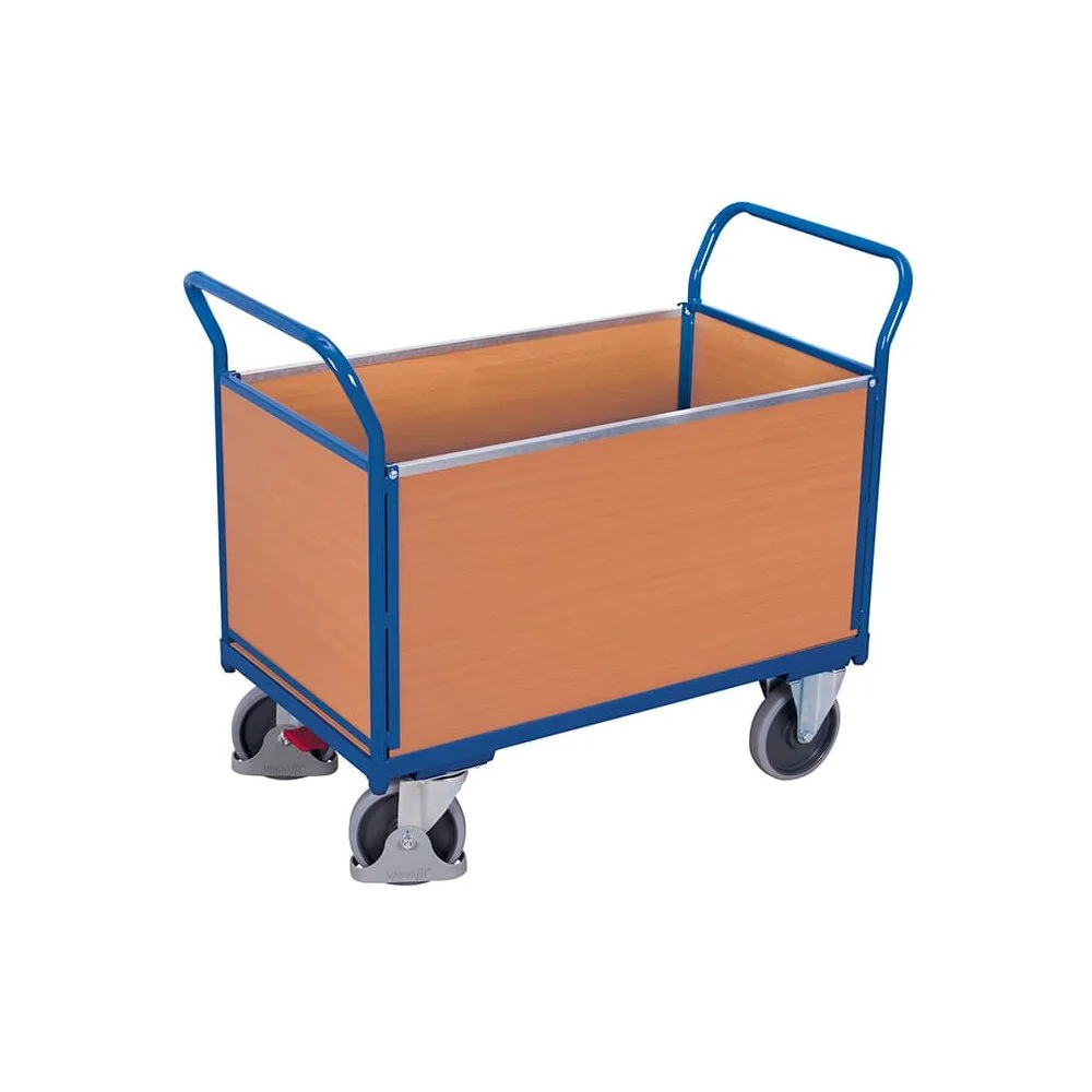 "500 kg Capacity Cage Trolley with EasySTOP image"