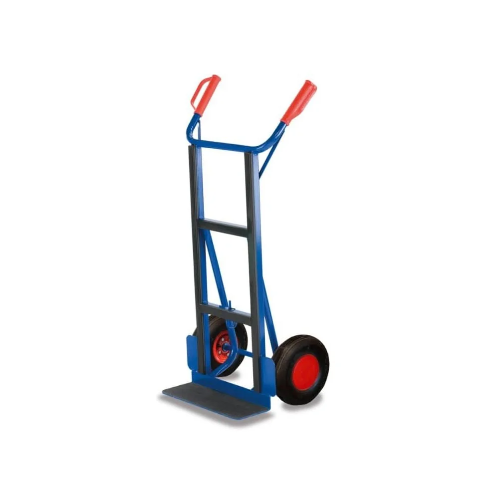"Heavy-Duty Steel Wheelbarrow, 250 kg Capacity, Pneumatic Tire Cart image"