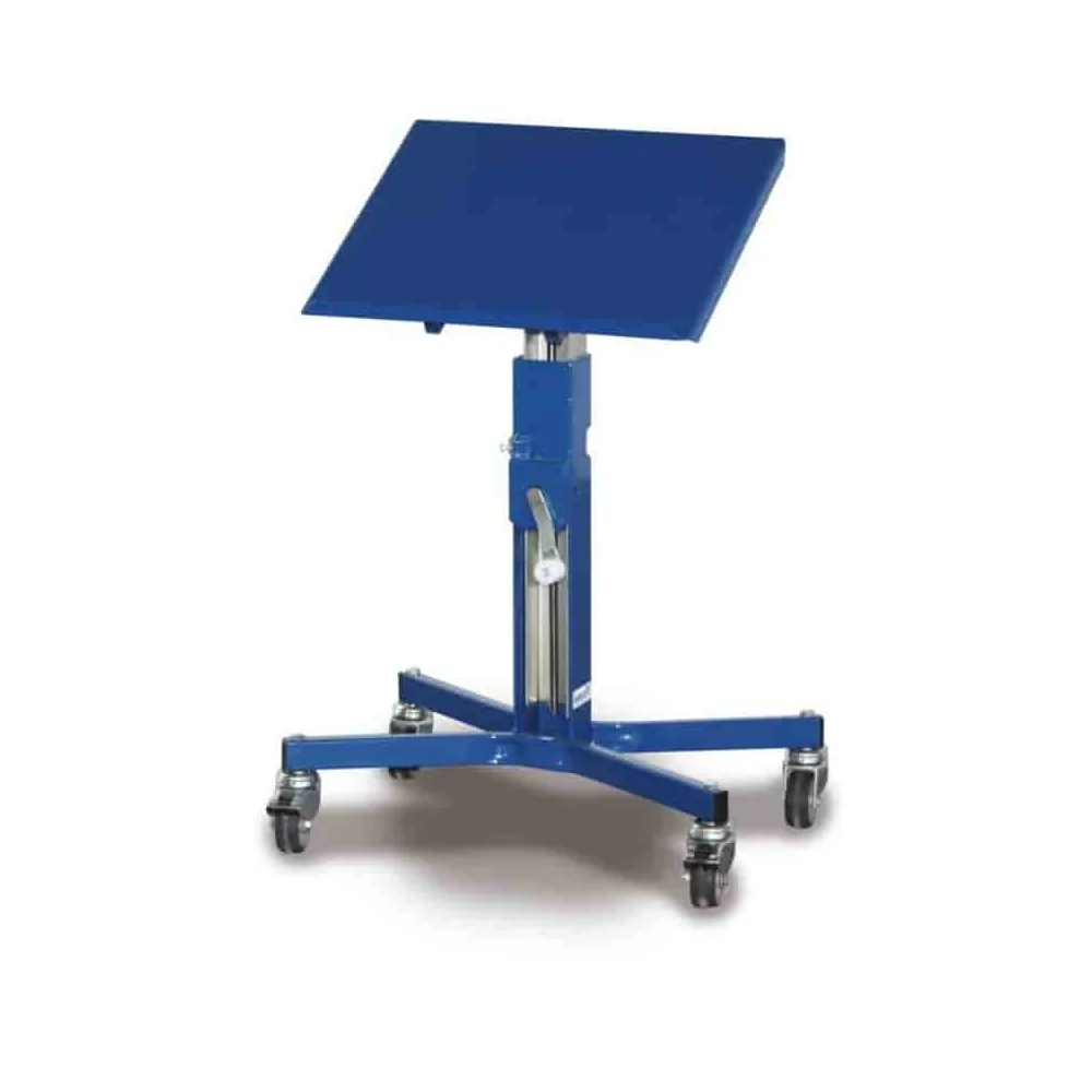 "Adjustable Height & Tilting Material Stand with Hand Crank image"