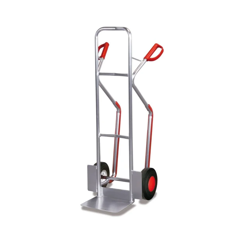 "Aluminum Hand Truck 200 kg Capacity, Solid Rubber Tires, Stair Climber image"