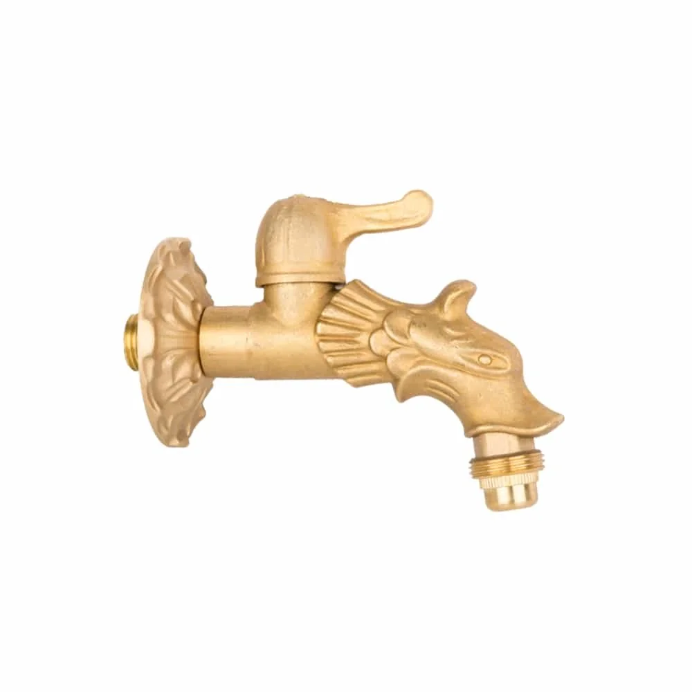 "Vintage Dragon Head Garden Faucet with Lever Handle image"