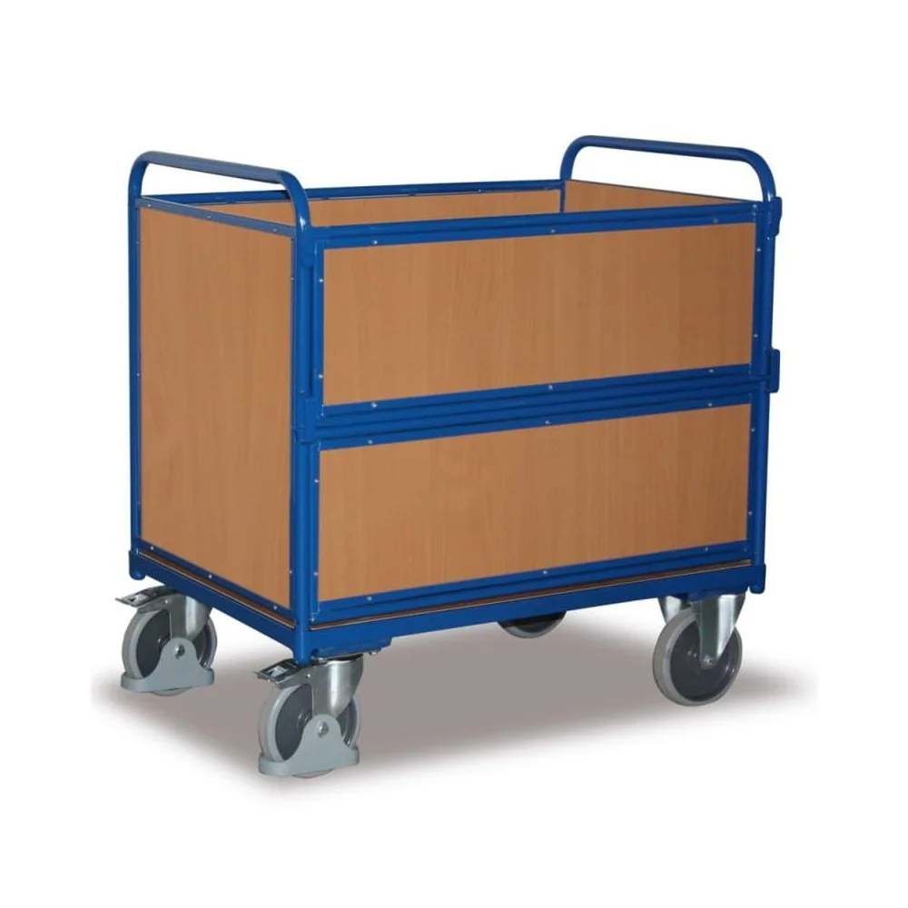 "Type L Cart, Heavy Duty Rolling Cart with EasySTOP, 500kg Capacity image"