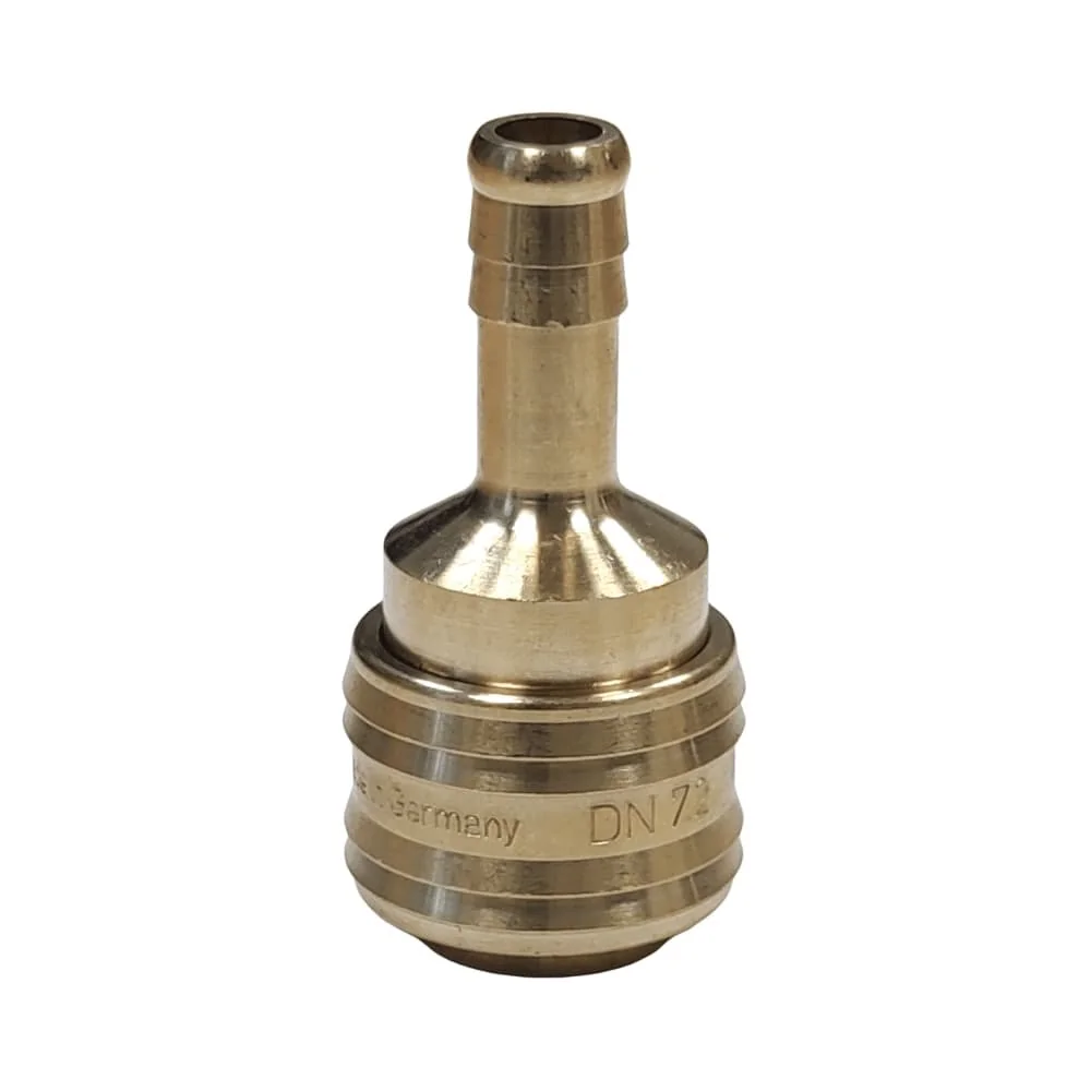 "Air Compressor Quick Connect Coupler with 9mm Hose Barb image"