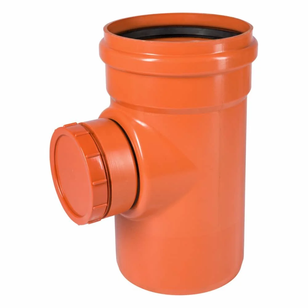 "250mm Sewer Cleanout Pipe with Round Lid image"