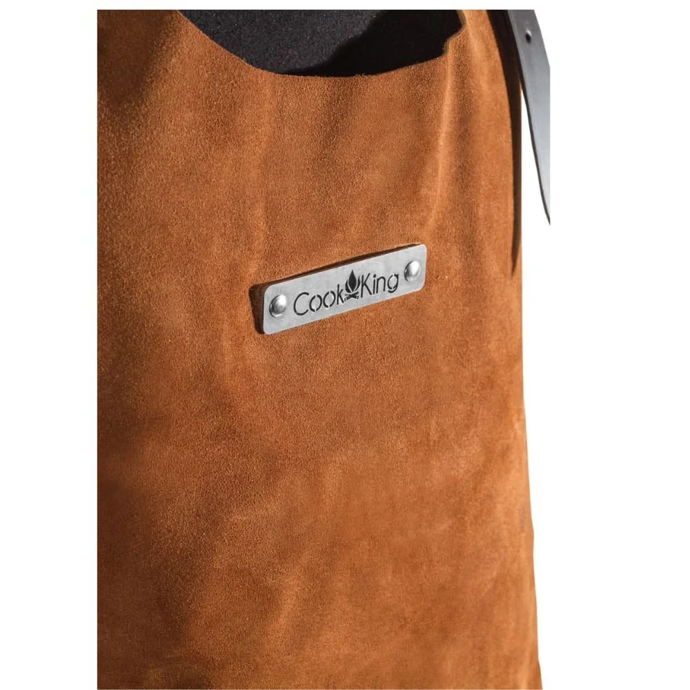 Premium Leather Apron for Grilling and Cooking