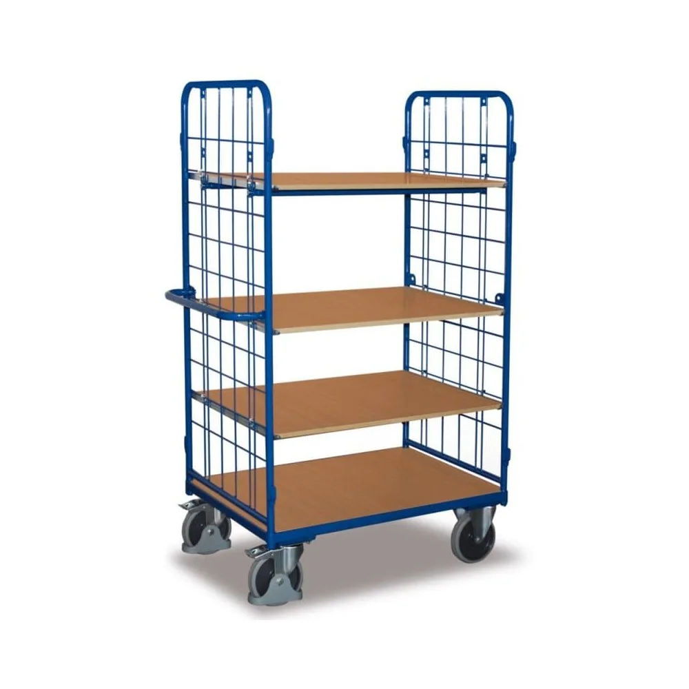 "Heavy Duty Rolling Cart - 4 Shelves, 400kg Capacity image"