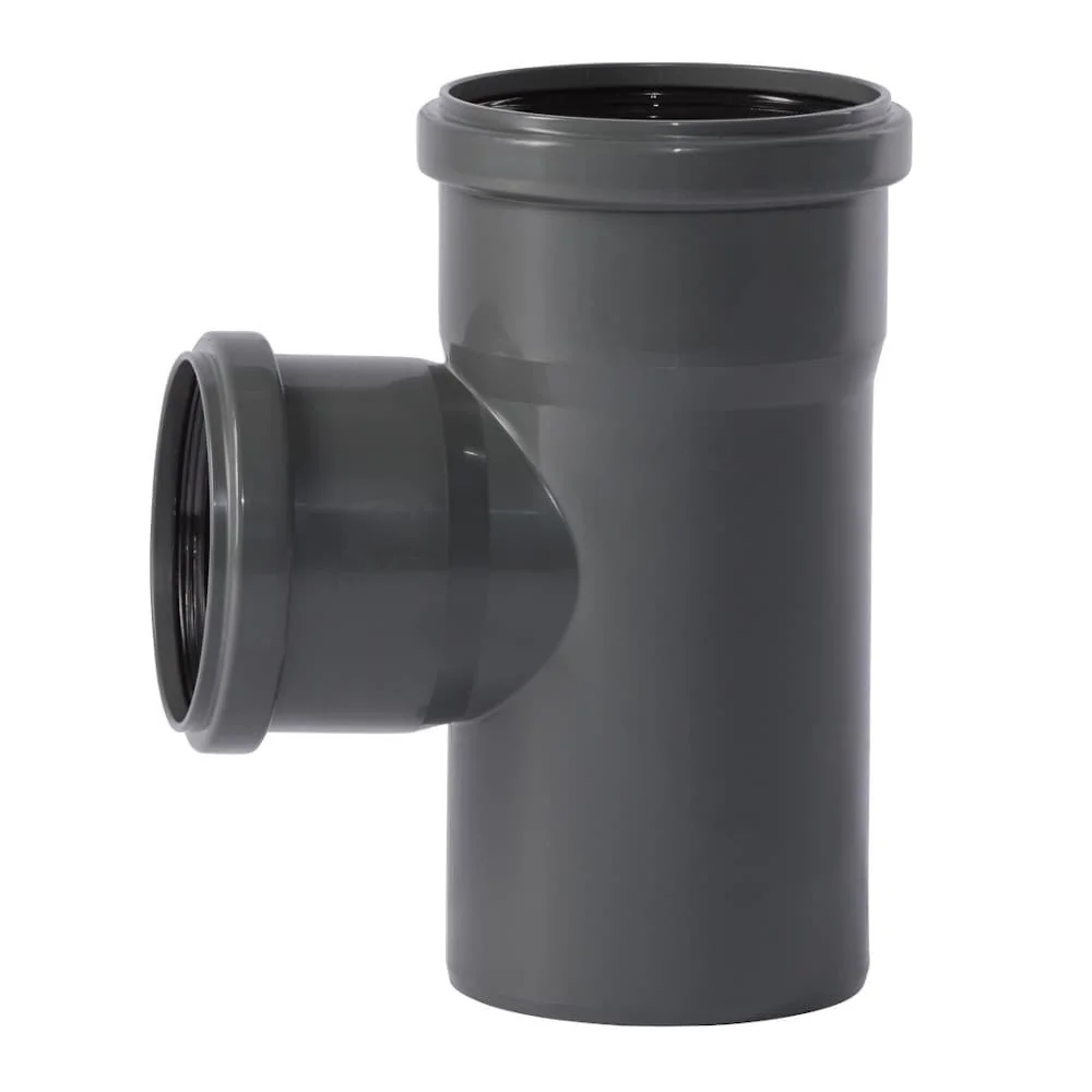 "90mm Drain Pipe Branch, HT Fitting 87 Degree for Waste Water image"