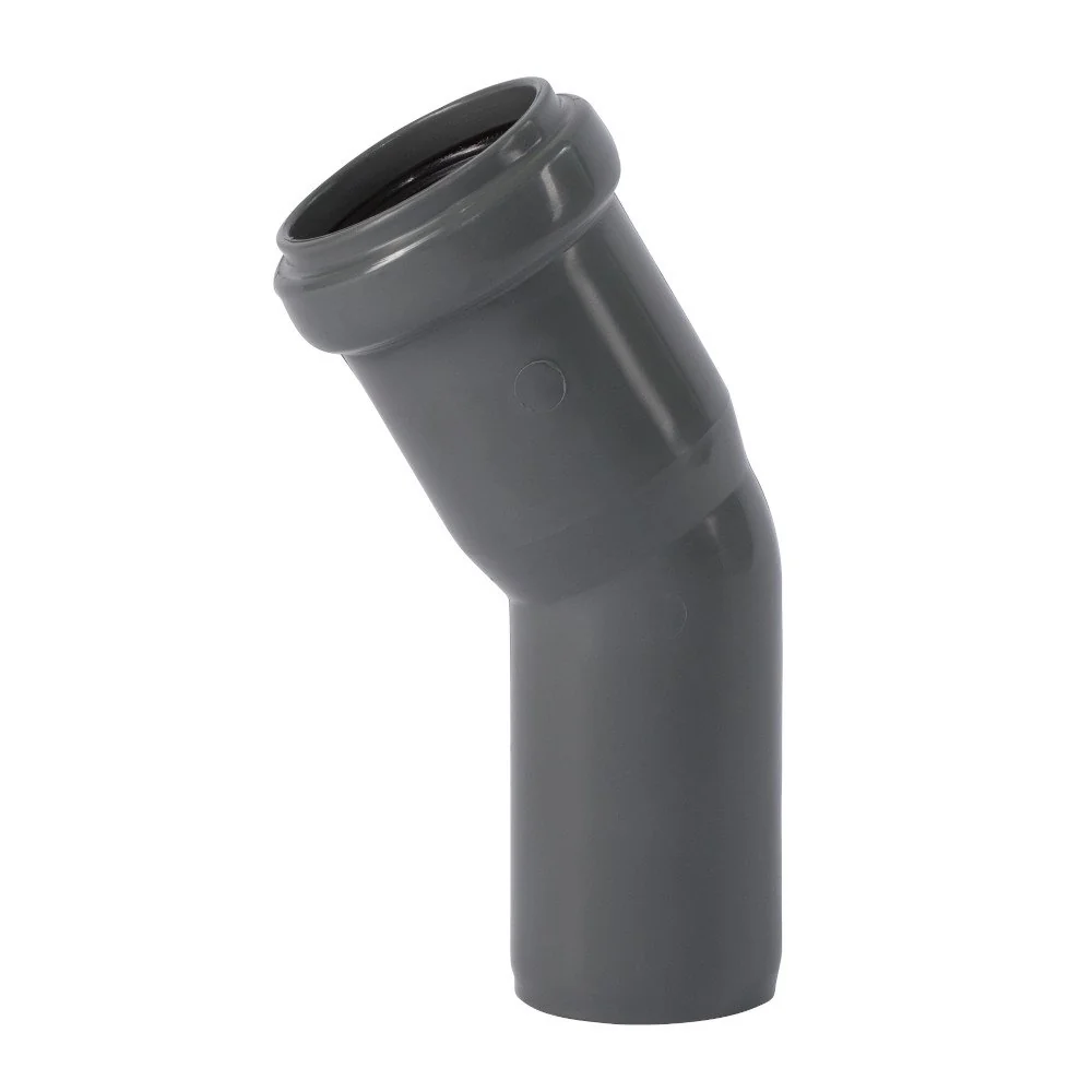 "75mm Drain Pipe Bend, 30 Degree Waste Water Elbow, DN/OD 75 image"