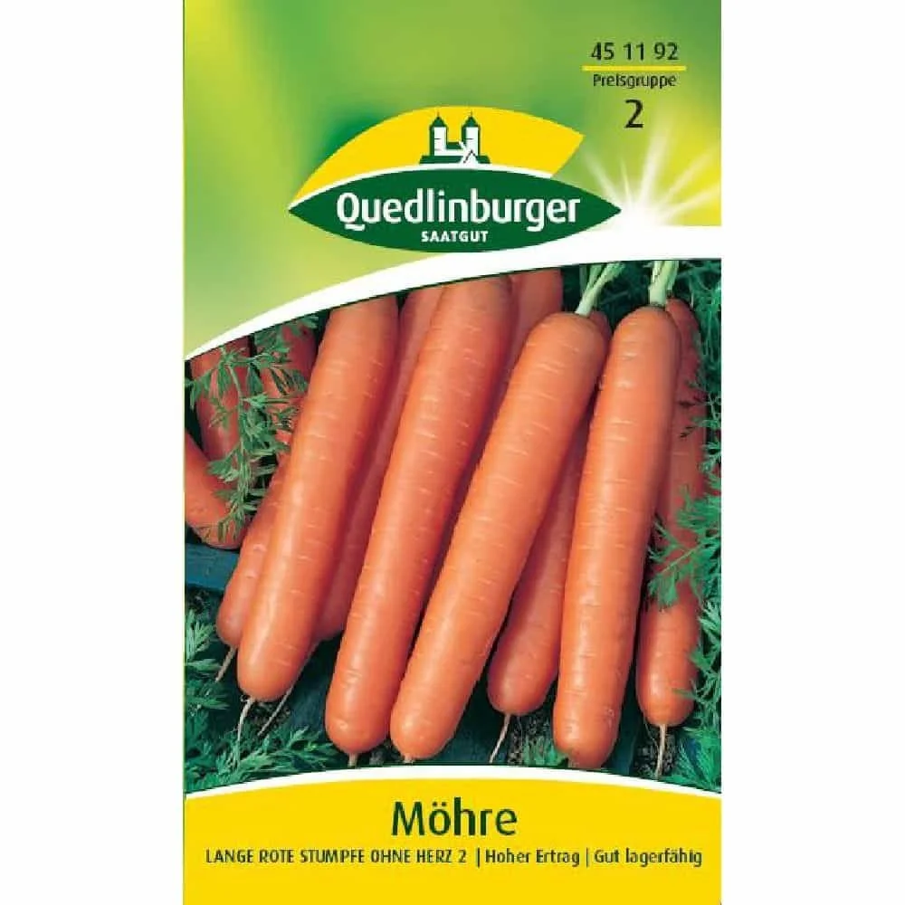 "Carrot Seeds - Long Red Blunt Carrot Seeds for Home Growing image"