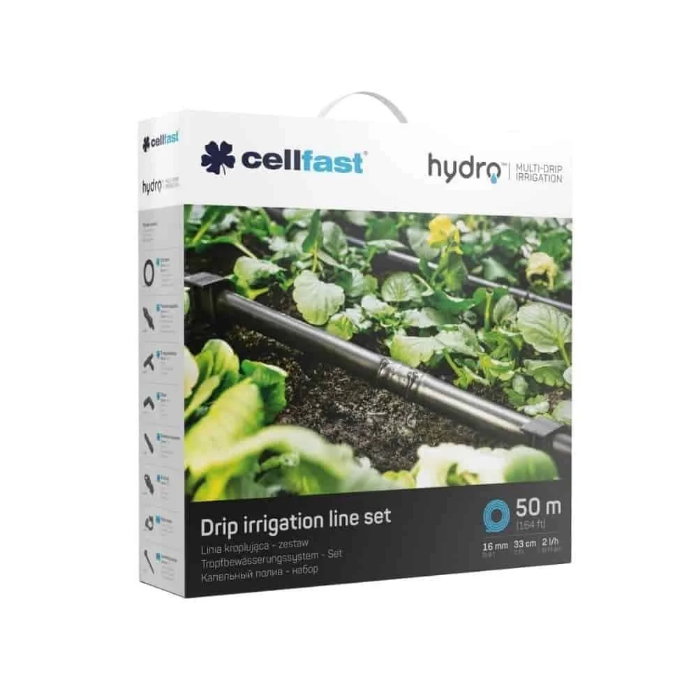 "50m Drip Irrigation Watering System Set for Garden image"