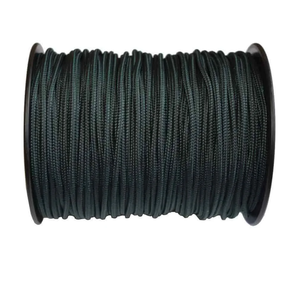 "Braided PP Cord 2.5mm, Black & Green, 85m - Utility & Garden Rope image"