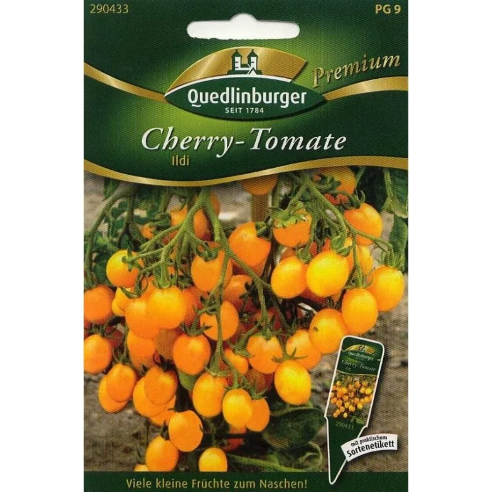 "Ildi F1 Cherry Tomato Seeds: Grow Sweet Yellow Tomatoes image"