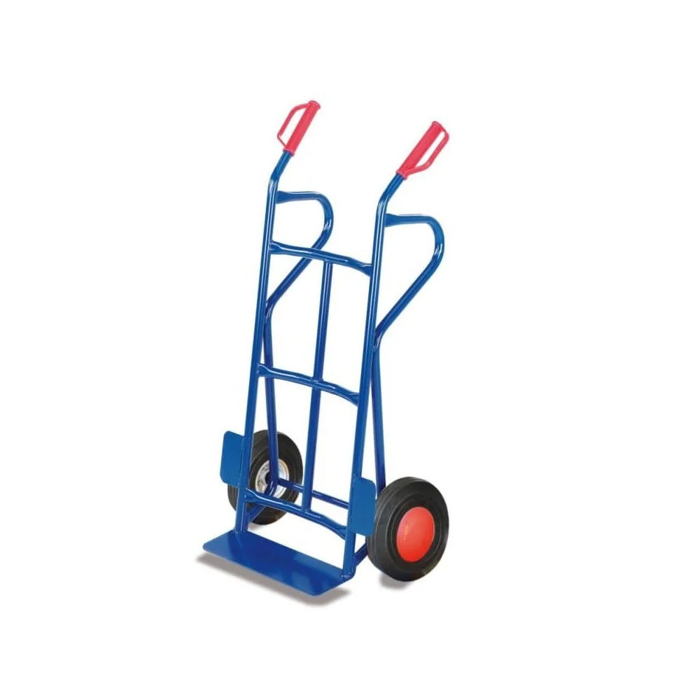 "Heavy-Duty 250 kg Steel Wheelbarrow with Solid Rubber Tire image"