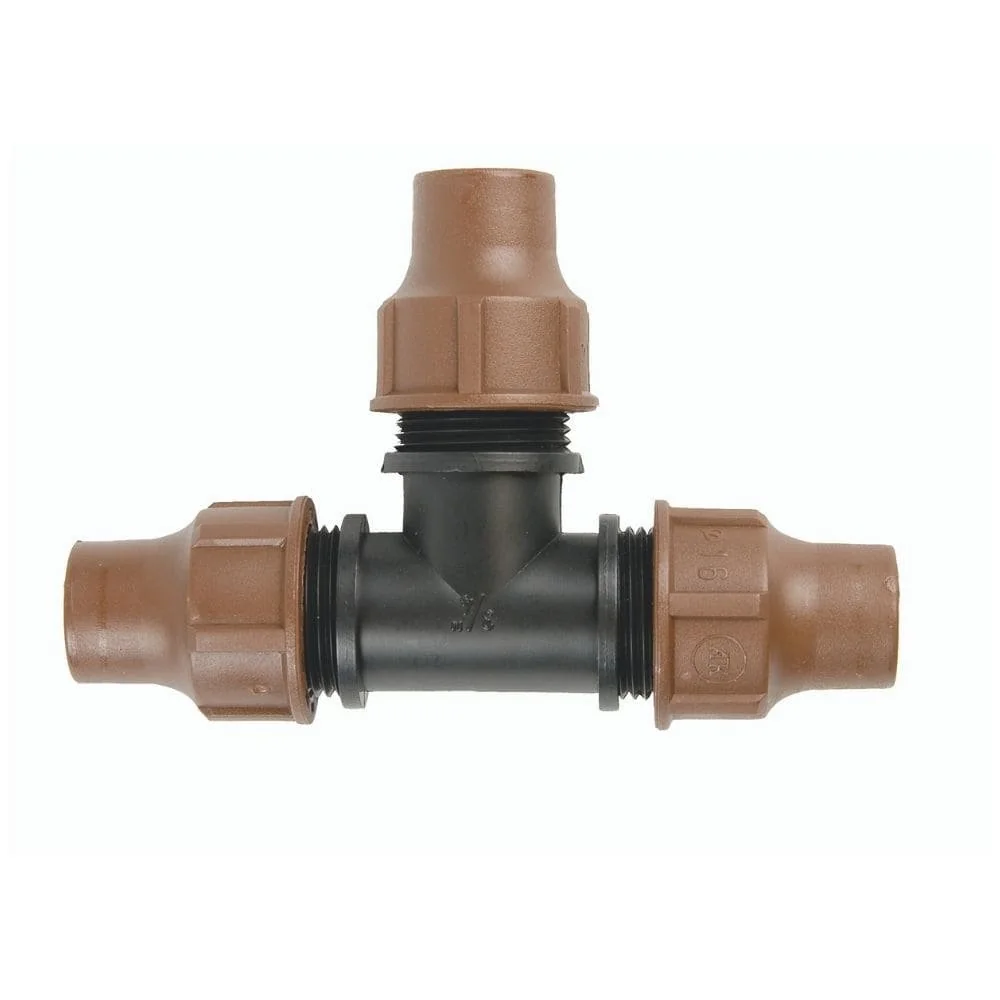 16mm T Connector for Drip Irrigation Tubing & PE Pipe