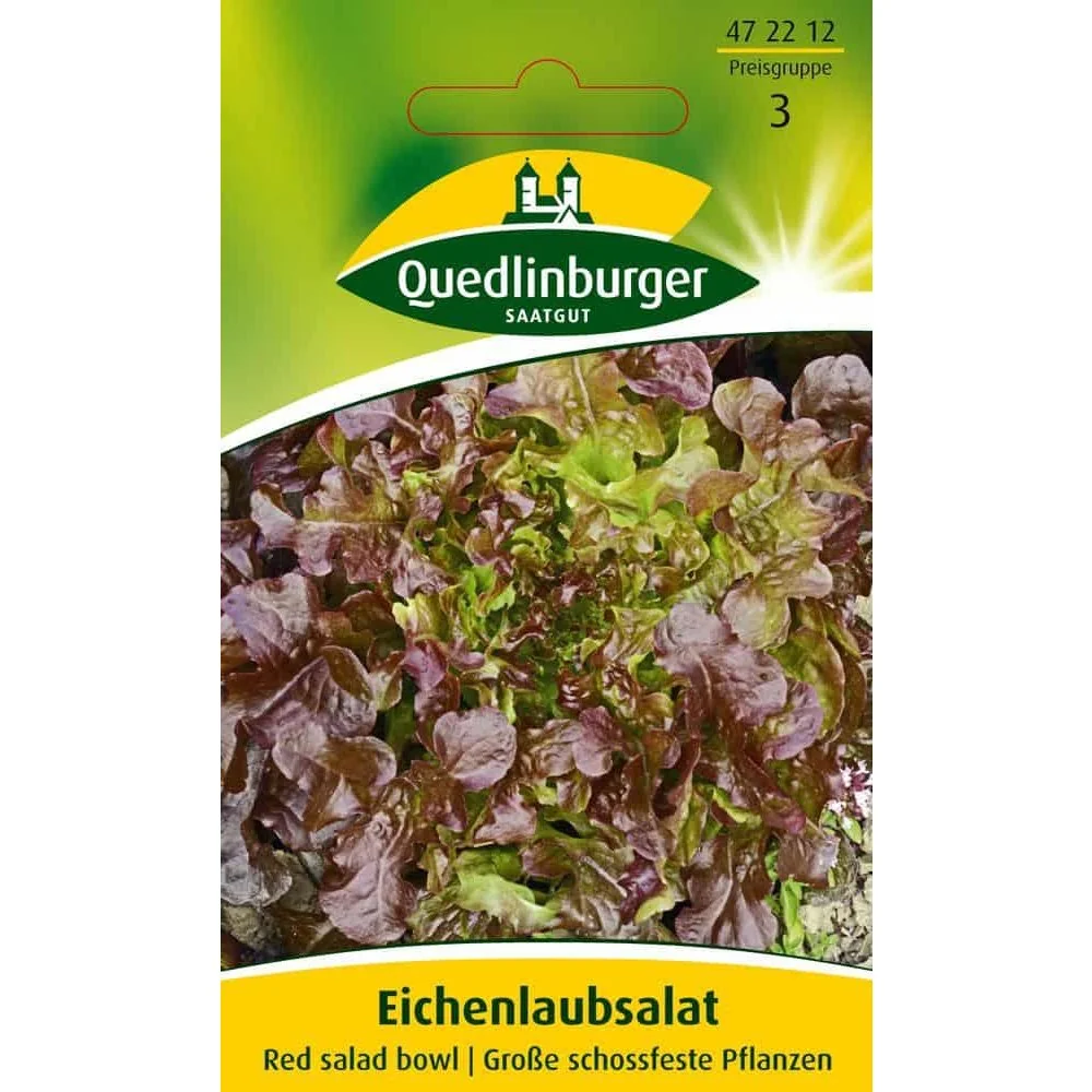 "Red Salad Bowl Lettuce Seeds - Oakleaf Lettuce image"