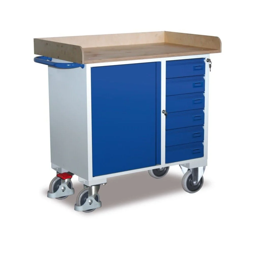 Mobile Tool Chest with Drawers, Rolling Tool Cabinet, Mechanic Tool Chest, Tool Storage Cabinet