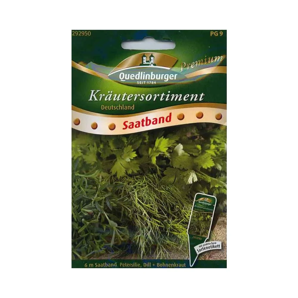 "Seed Tape Herb Assortment, Germany image"