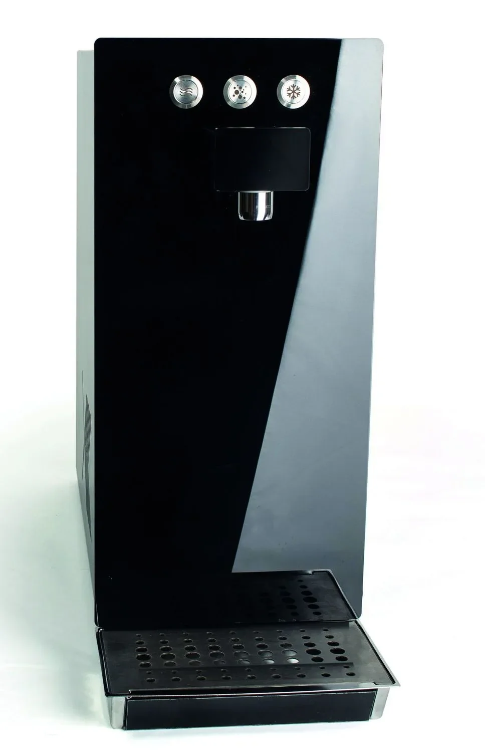 "Water dispenser, sparkling water maker, carbonated water maker, soda maker - TWIST 50, on table, Color: black image"
