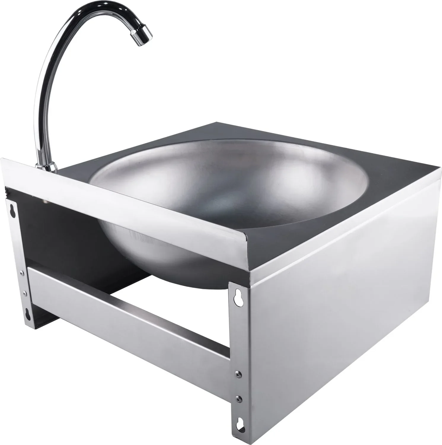 "Sink, wash hand basin, hand wash sink, commercial hand wash basin - with knee control image"