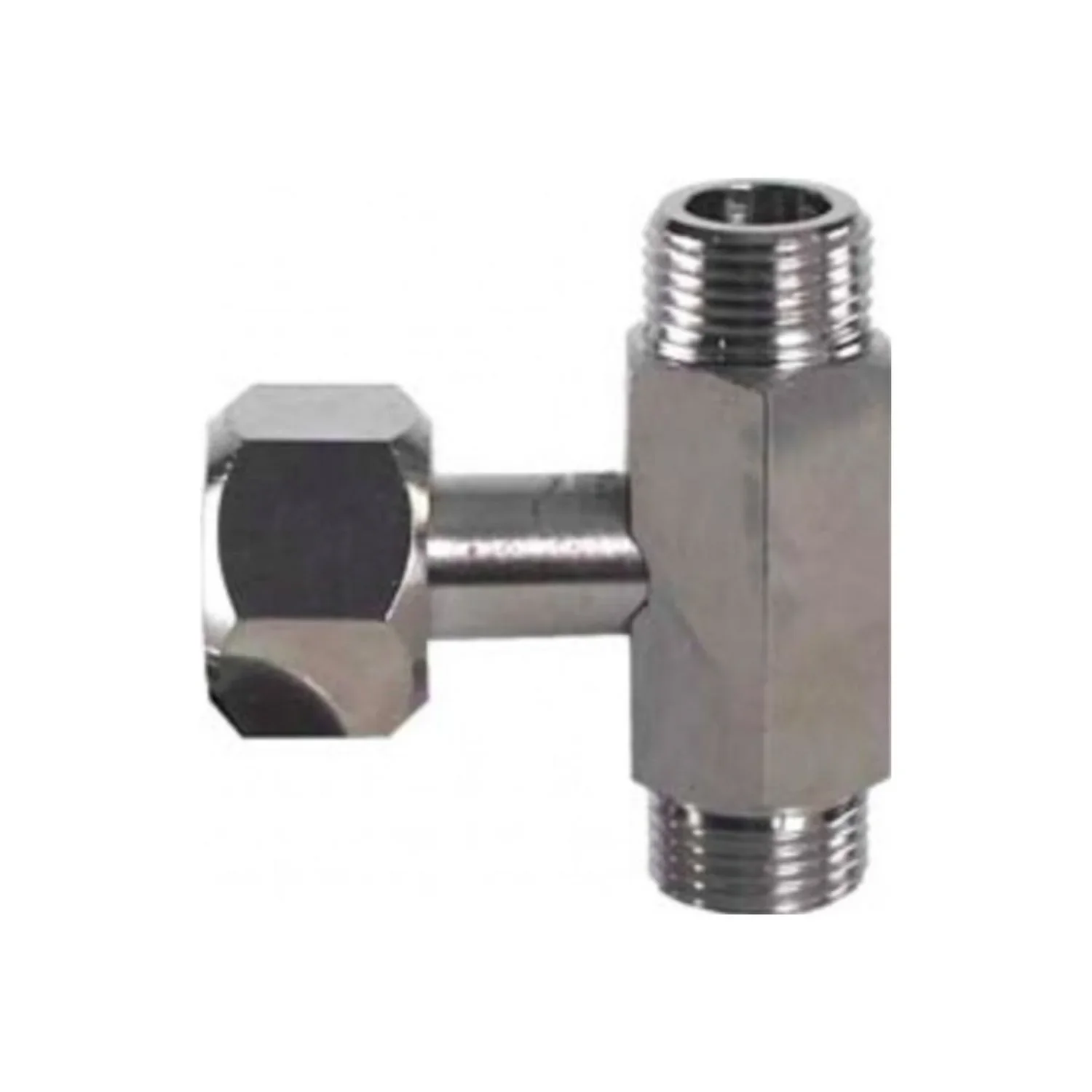 "Connection piece, t-connector for CO2 - cylinders image"