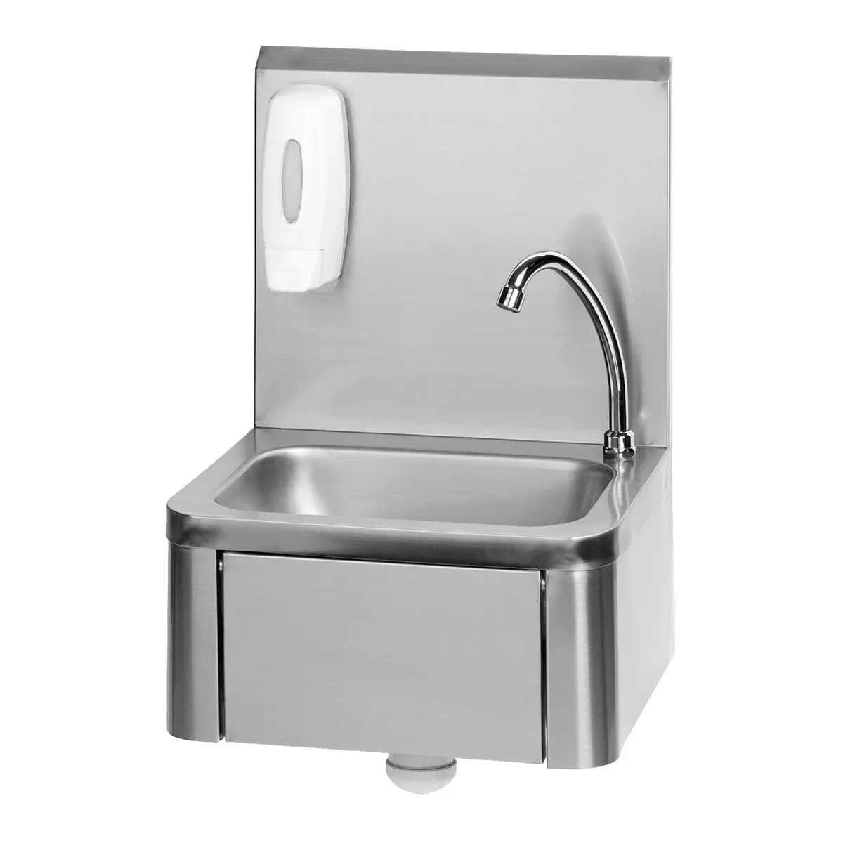 "Fregadero, lavamanos, lavamanos industrial, lavamanos acero inoxidable, lavamanos cocina - con mando de rodilla image"