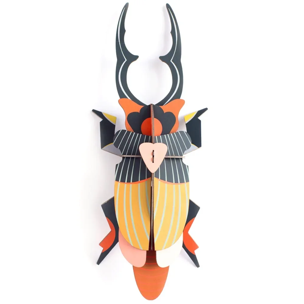 "Studio Roof 3D Hirsch Beetle cardboard image"