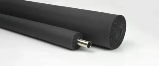 "AEROFLEX® SH Pipe Insulation, 2 m, Flexible Closed-Cell Foam Rubber Insulation, Black, 18 x 20 mm image"
