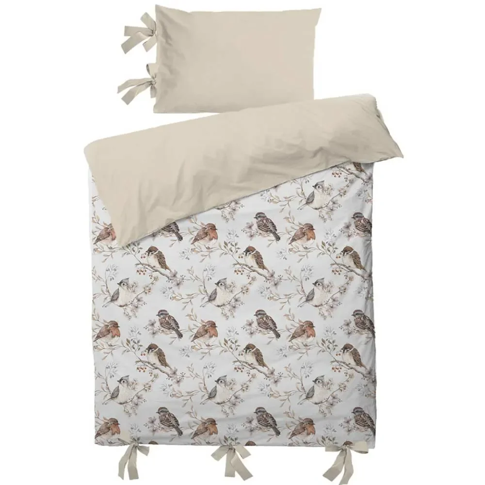 Decorative Childrens Bedding Vögel 100 x 135