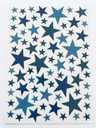 Lilipinso Wall Sticker Basics Mixed stars, Color: Deep Ocean