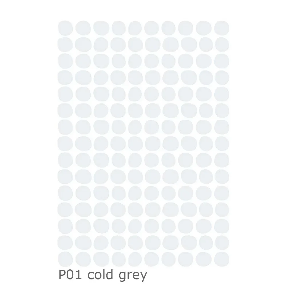 "Lilipinso Wall Sticker Basics spots, Color: warm gray image"