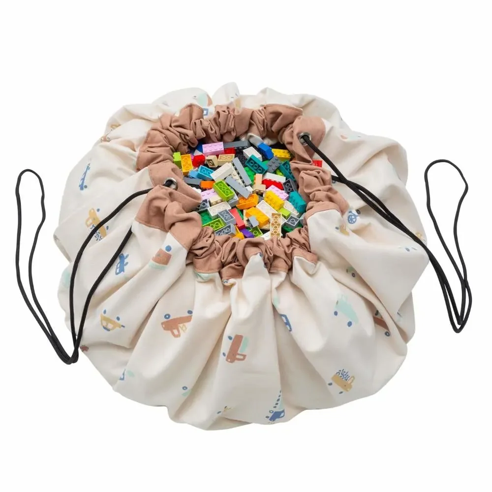 "Play & Go game bag print big cars image"