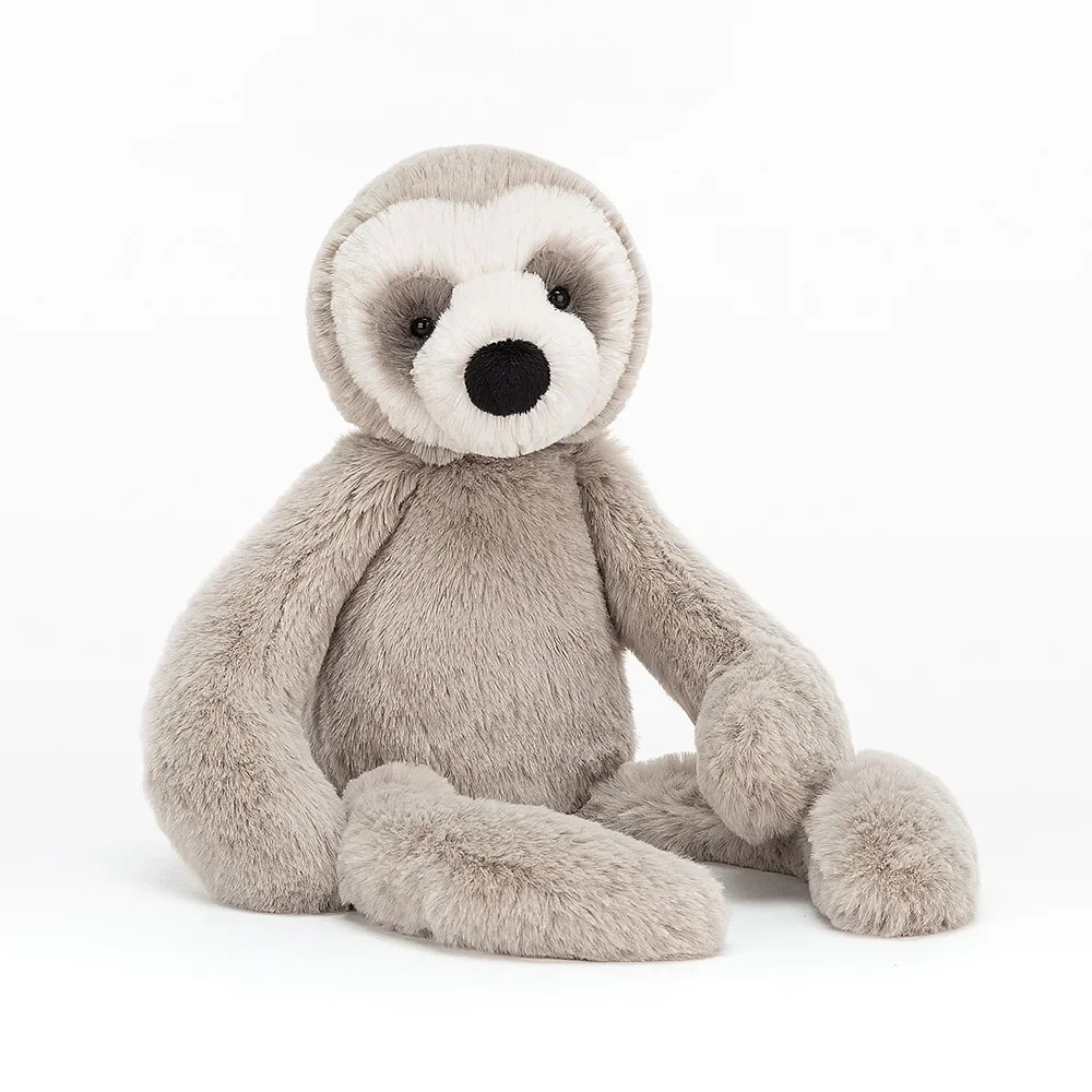 "Jellycat Soft Toy, Cuddly toy - Bailey Sloth, Size: Small - H33 X W6 CM image"