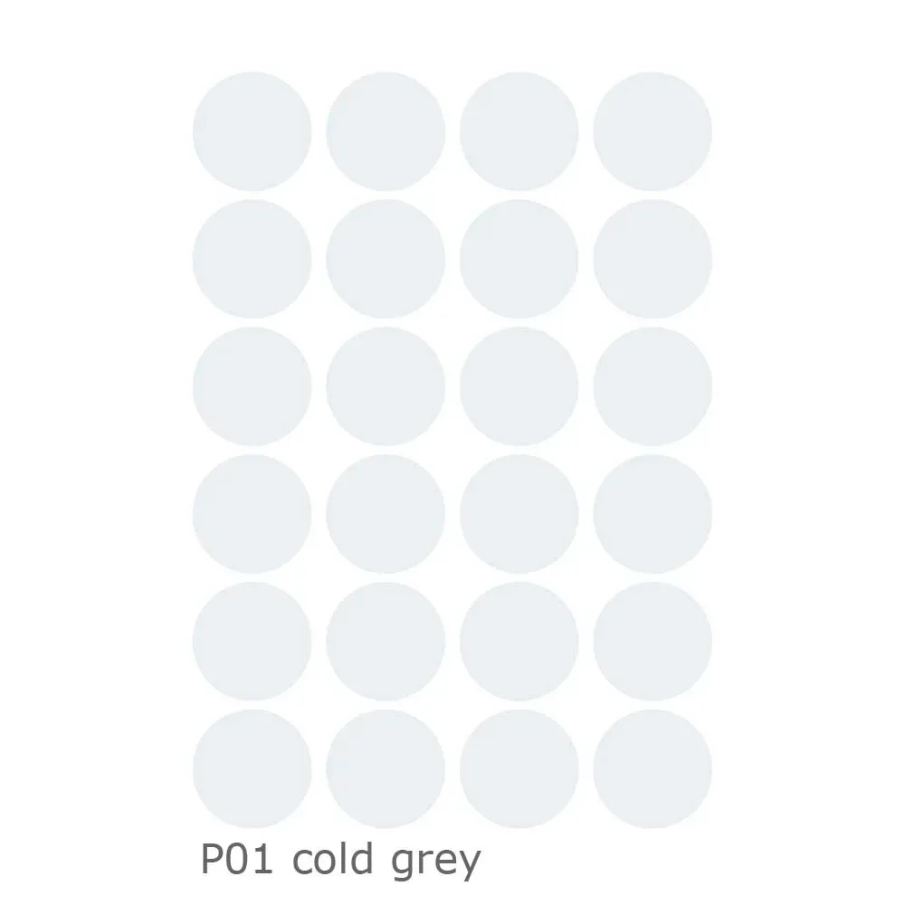 "Lilipinso Wall Sticker basics giant points, Color: Cold Gray image"