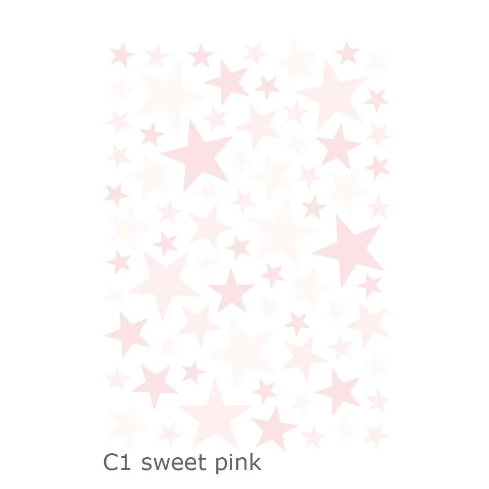 "Lilipinso Wall Sticker Basics Mixed stars, Color: Aqua remix image"