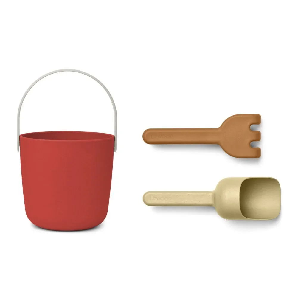 "Liewood "Donny" sandpit set apple red image"
