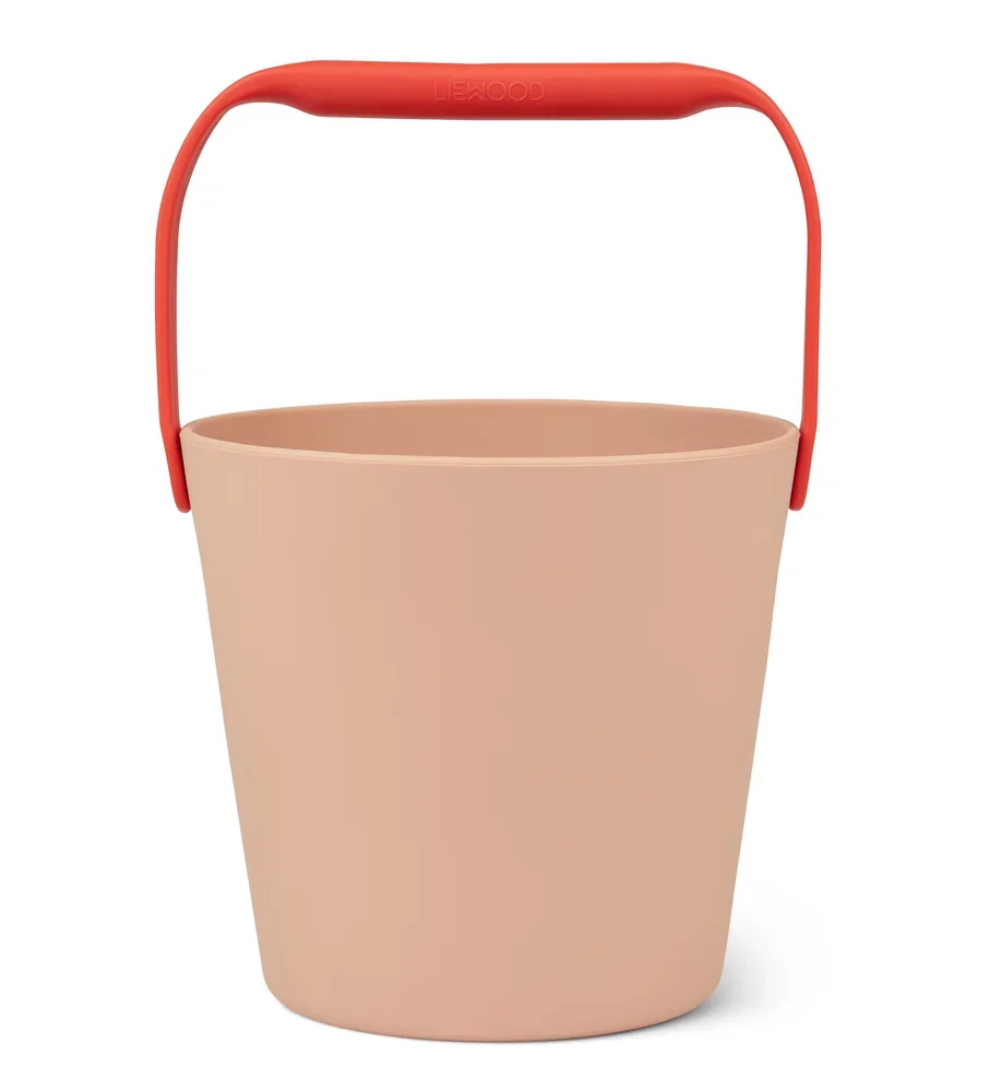 "Liewood Silicone bucket (for children) - Moira, Color: Tuscany Rose / Apple Red image"