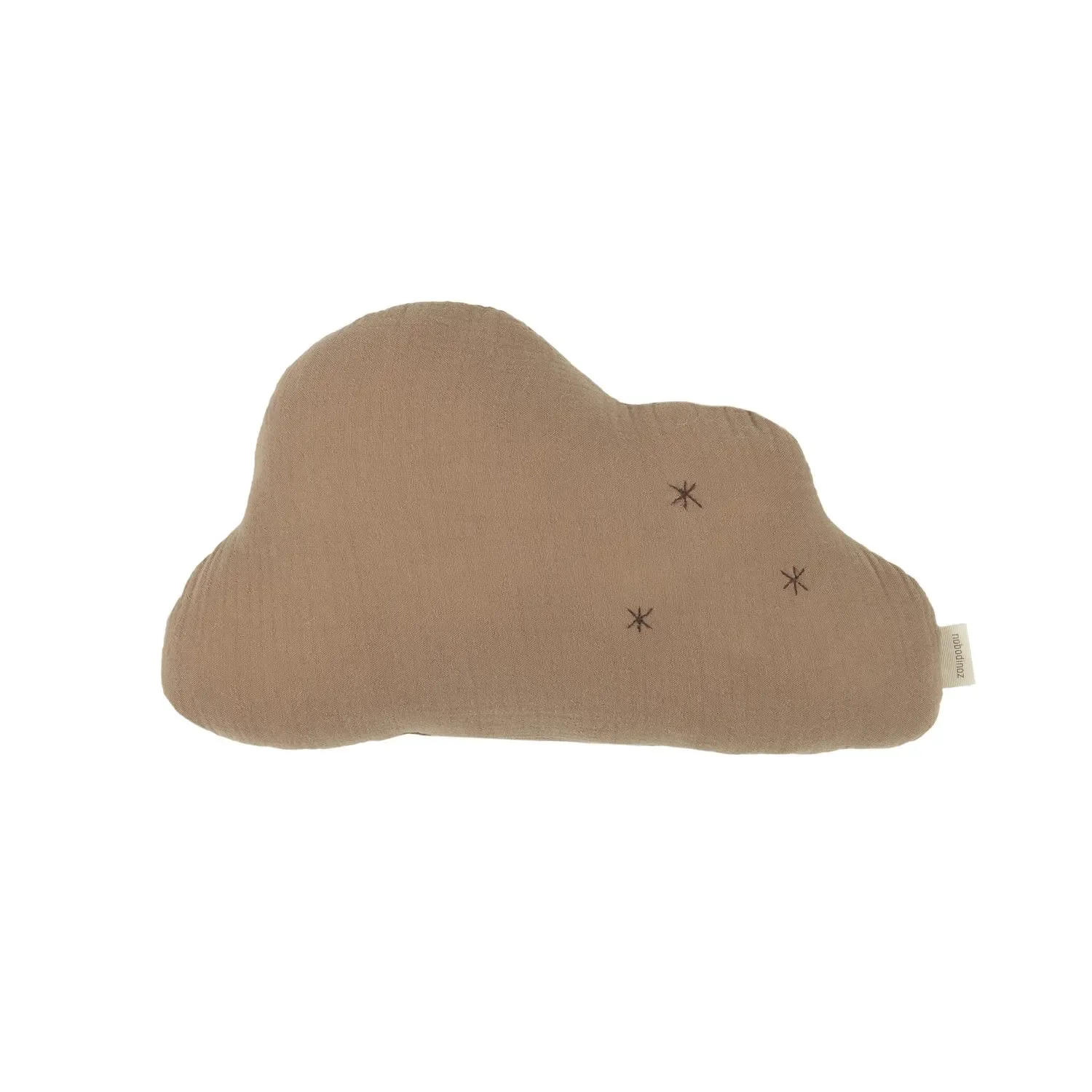 "Nobodinoz WABI SABI cloud pillow, baby pillow, 37 x 25 cm, color: Sesame image"