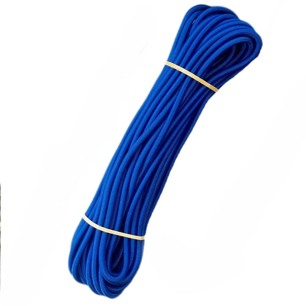 "8mm Blue Bungee Cord 20m, Elastic Rubber Shock Cord image"