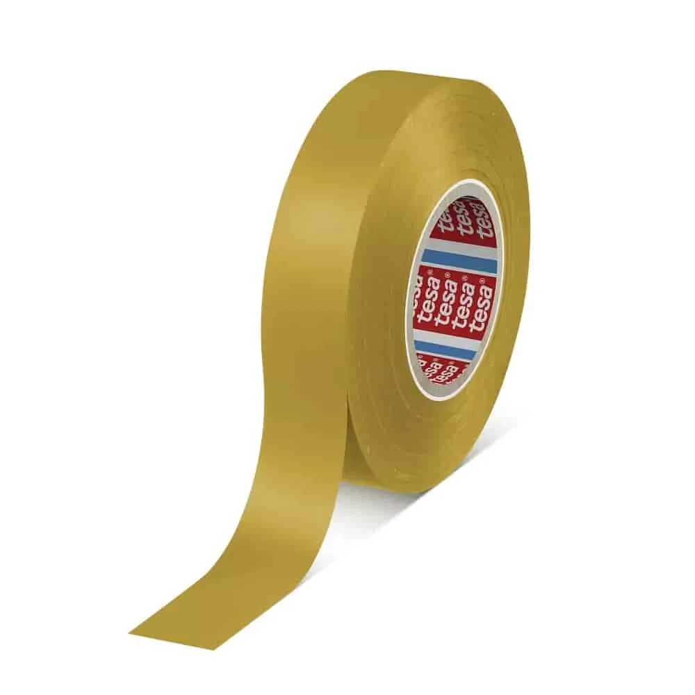 "Yellow PVC Electrical Tape, 19mm x 33m Insulation Tape image"